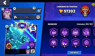 CONTA BRAW STARS FULL 98K DE TROFÉUS