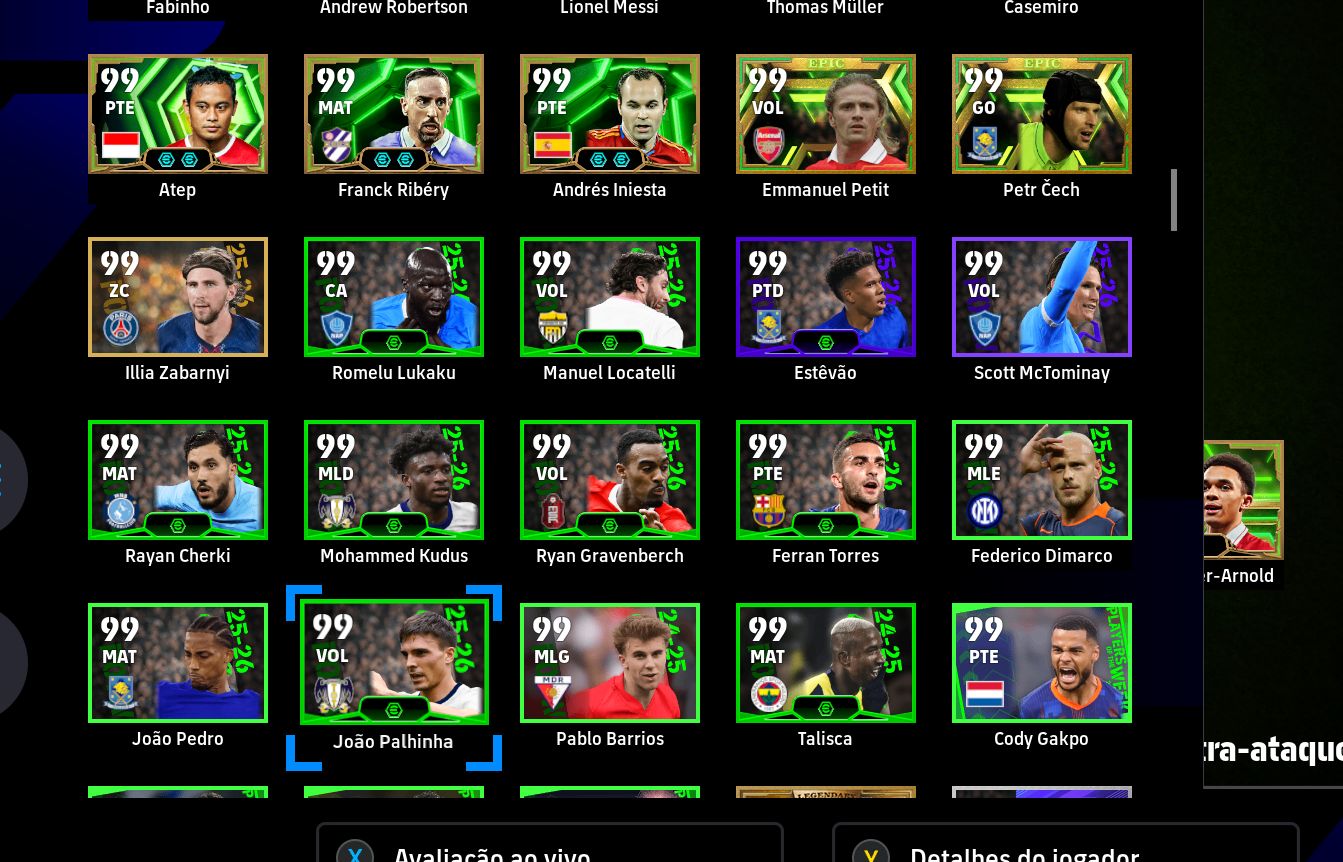 EFOOTBALL 27 STEAM | CAPELLO MELHOR TÉCNICO DO JOGO + LENDAS E EXCLUSIVOS 105 O