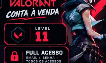 Conta de Valorant // LEVEL 11 // FULL-ACESSO BR //