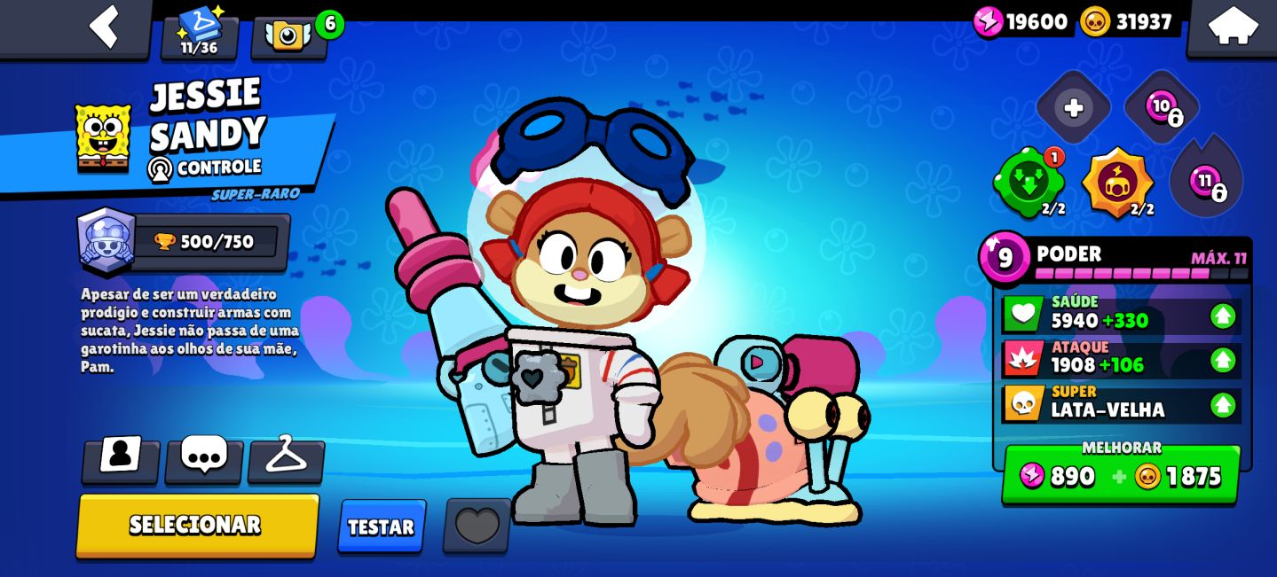CONTA DE BRAWL STARS ANTIGA DE 2018