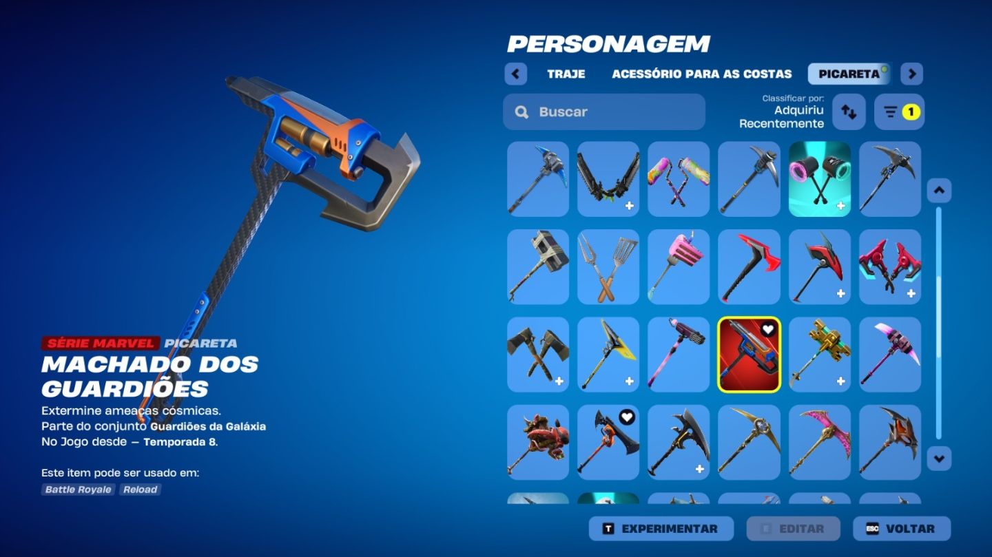 Conta Fortnite com Salve o mundo, itens e skins raras, 1400 Vbucks, varios jogos