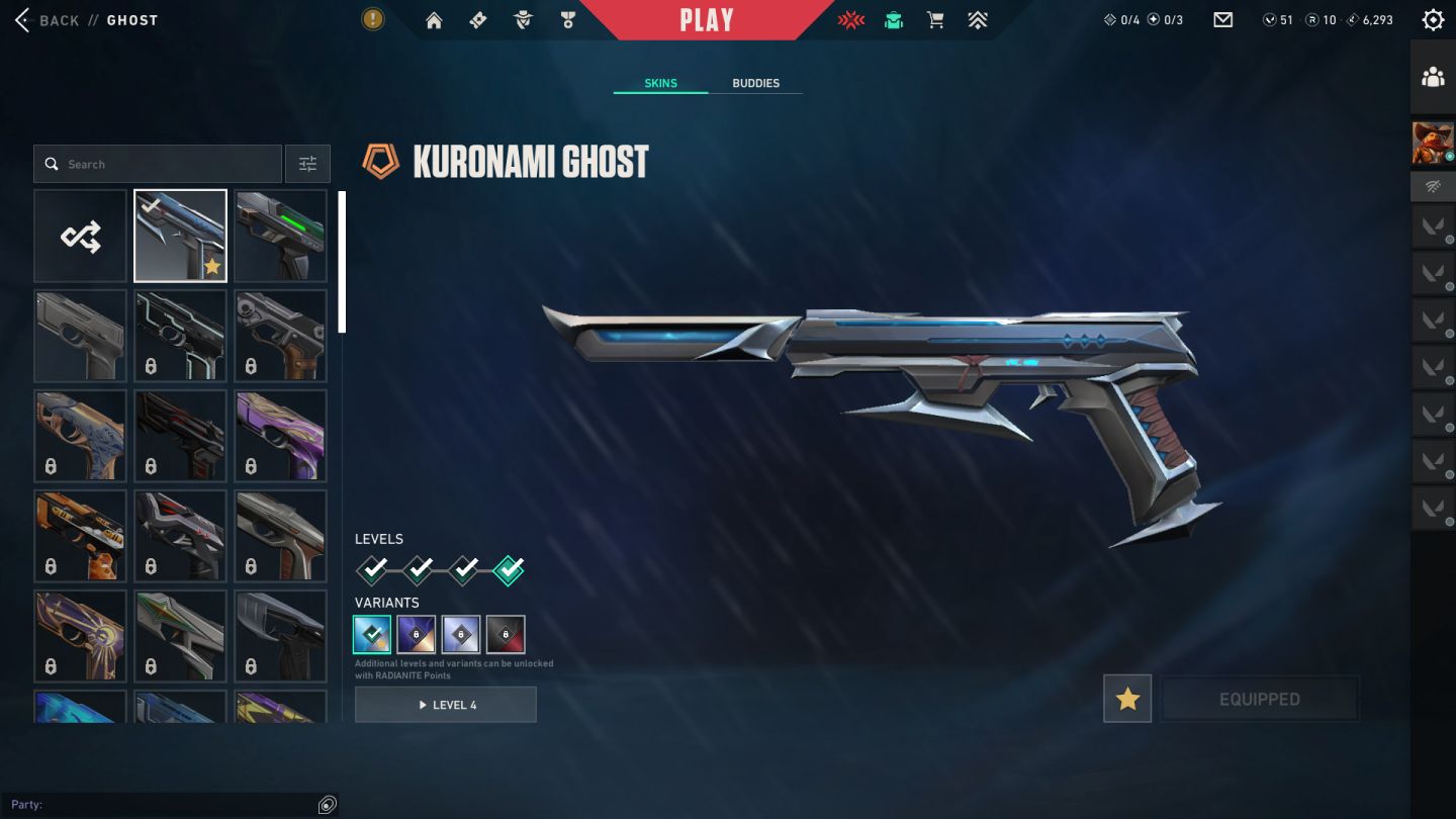 Promoção! 2K Gastos Conta Valorant: 4 Facas + 7 Vandals + 4 Phanthons