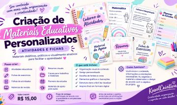 Criação de Materiais Educativos Personalizados | Atividades e Fichas