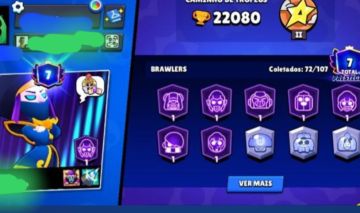 CONTA BRAWL STARS 22.080 TROFÉUS