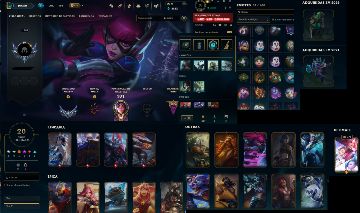CONTA LV 102 COM IRELIA NINJA | 20 SKINS | 1 ULTIMATE | 46 CAMPEÕES