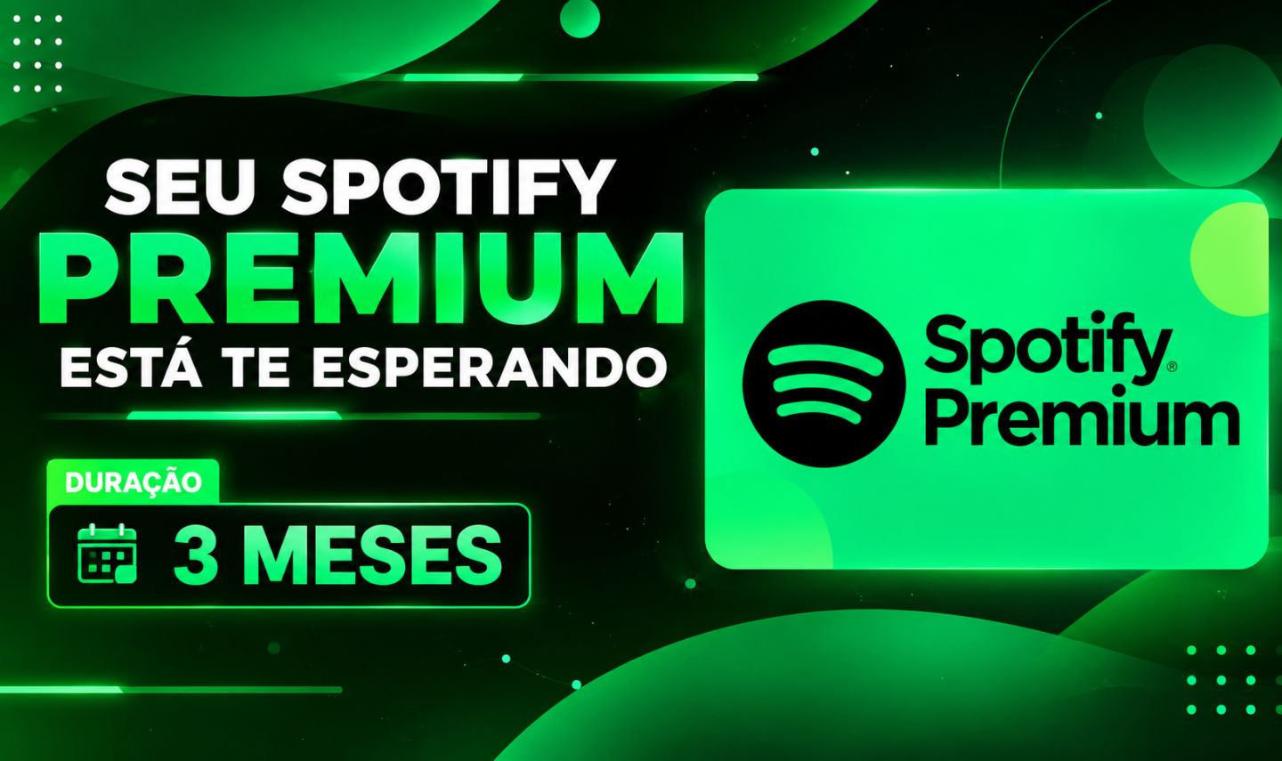 SPOTIFY PREMIUM CONTA INDIVIDUAL 3 MESES-MAIS BARATO DO SITE-