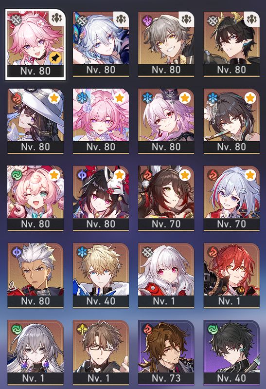 Conta: HONKAI STAR RAIL (Cyrene + time, Evanescia + time)