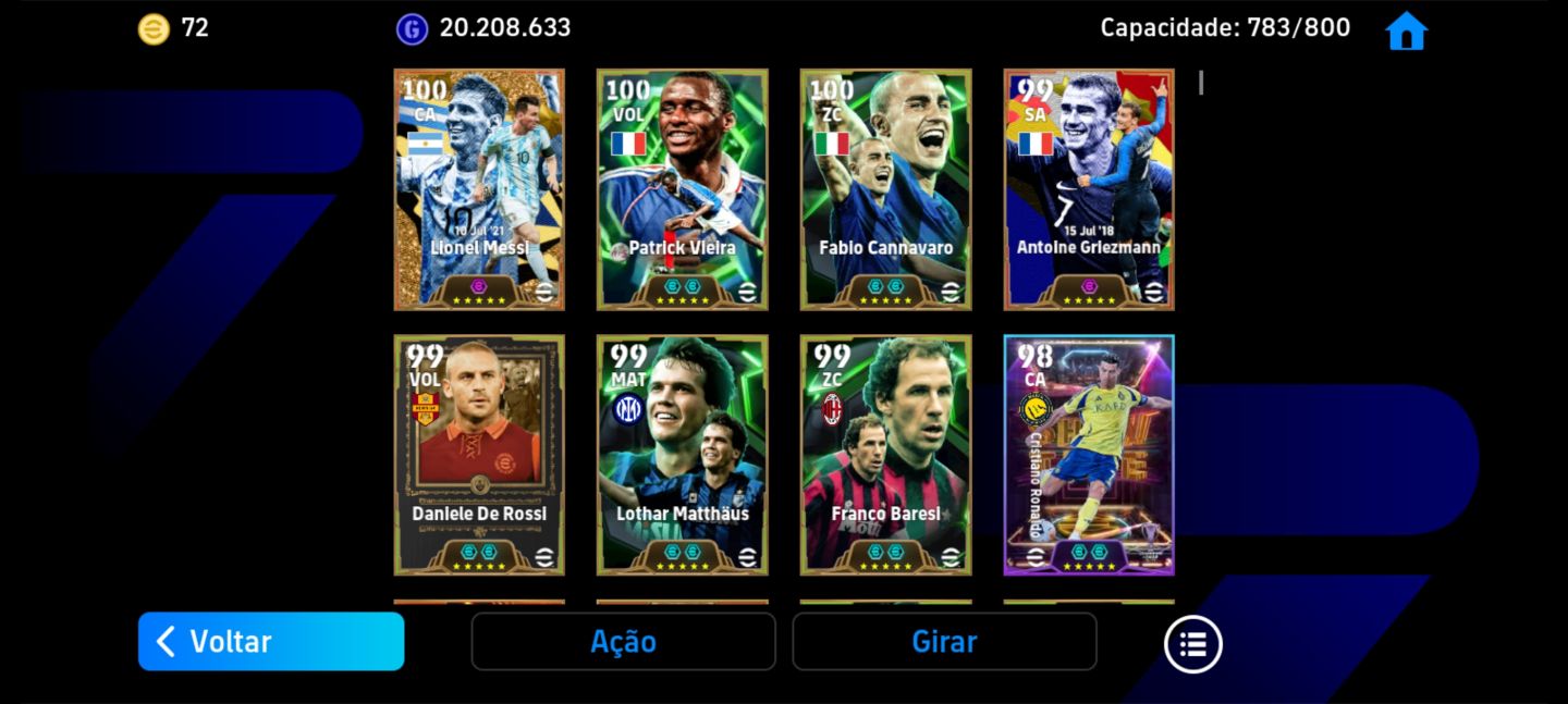 Conta Efootball Mobile