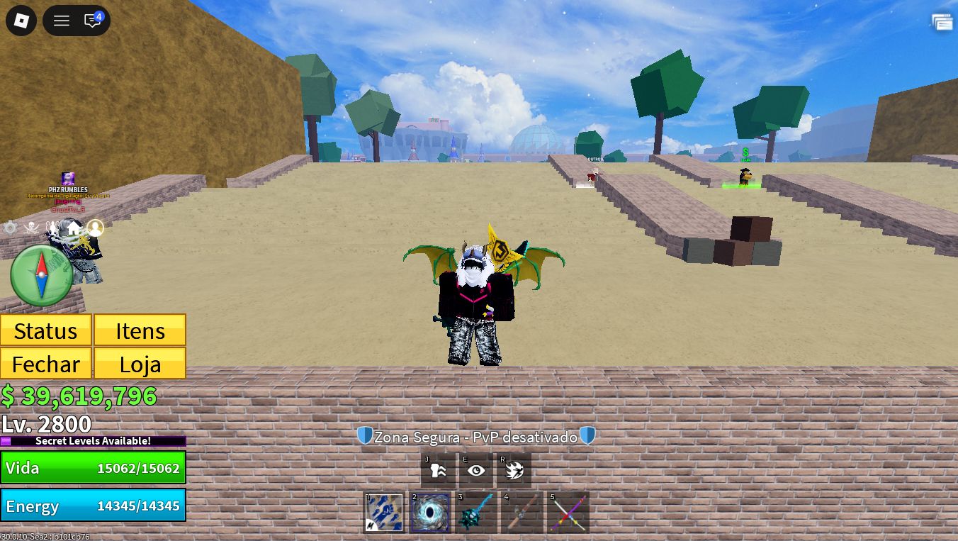 Conta de roblox, com skin, e upadas em varios jogos