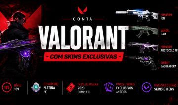 Conta de Valorant com mt Skin