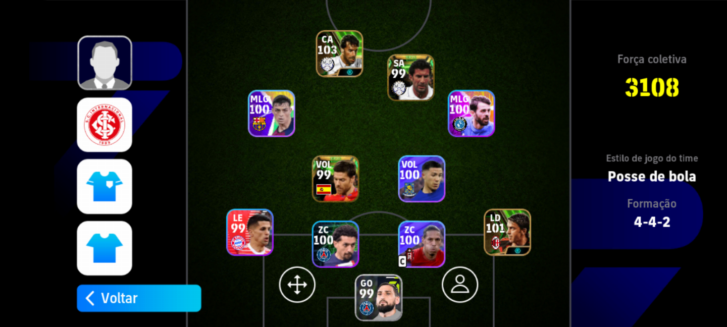 CONTA DE EFOOTBALL BOA PARA JOGAR