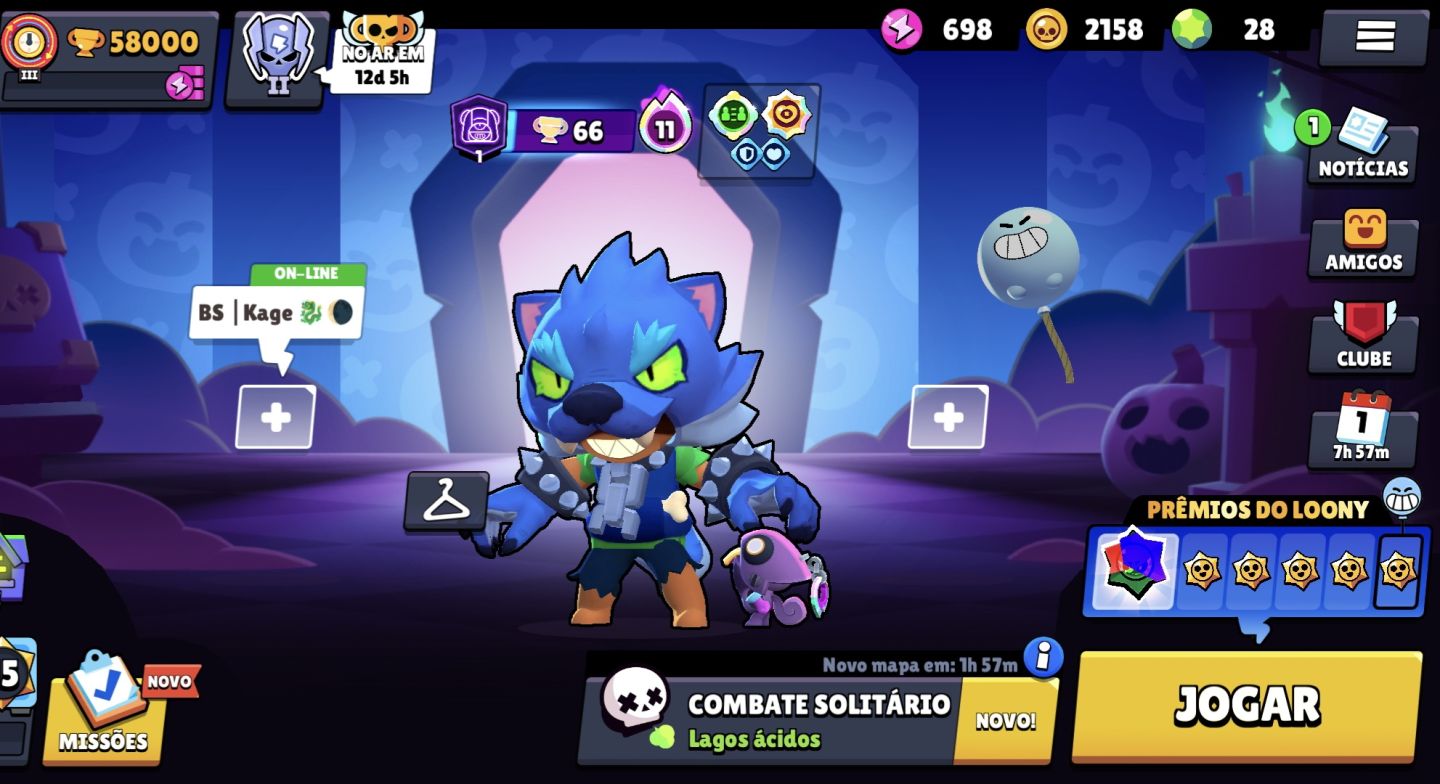 CONTA DE BRAWL STARS EXTREMAMENTE RARA