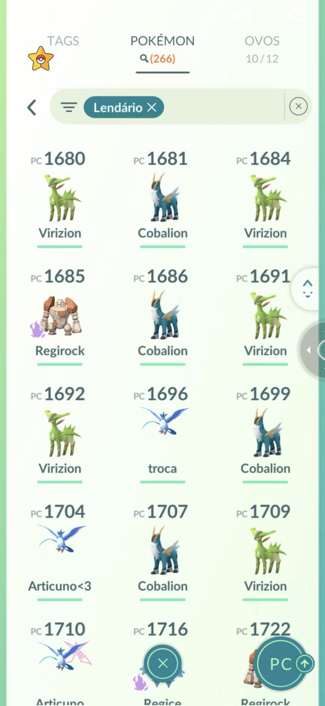 Pokemons, Pokemon go normais, lendários e ultracriaturas - POKÉMON GO