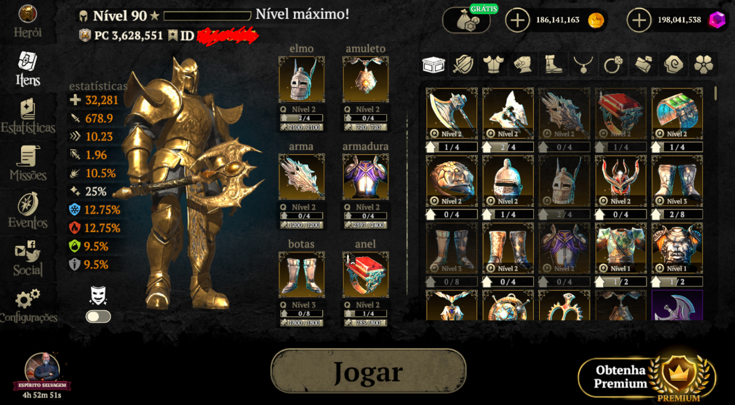 CONTAS EVIL LANDS | OURO + JÓIAS + RECURSOS | ANDROID E IOS | ENTREGA RÁPIDA