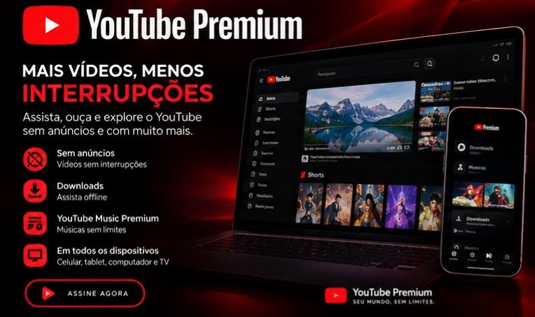 YOUTUBE PREMIUM+MUSIC 30 DIAS+ ENTREGA AUTOMATICA