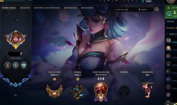 LOL LVL 161 gold(season 13 emerald) único dono 108 skins ano 2016