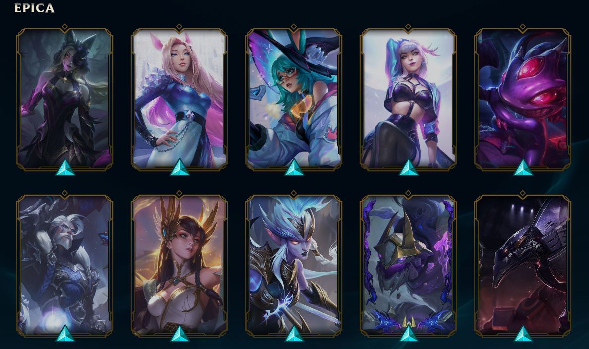 CONTA LOL - GOLD 1 - VARIAS SKINS E MMR DE PLATINA