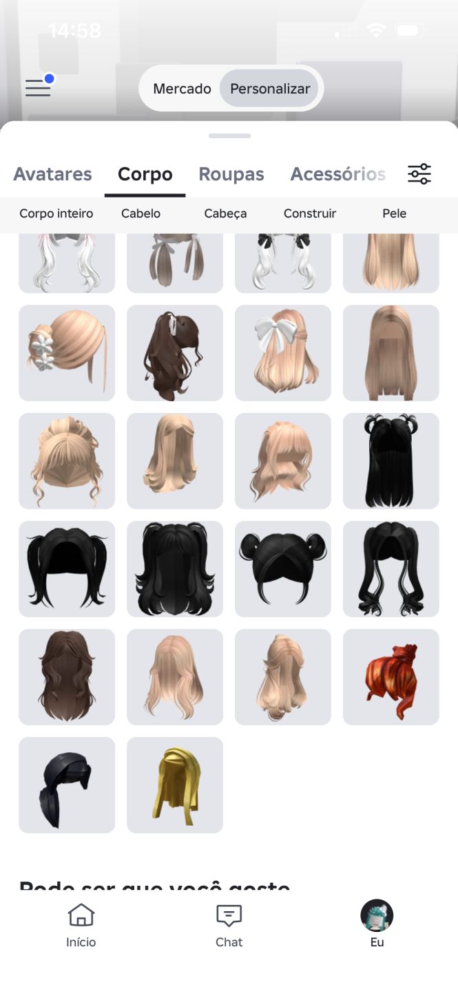 Conta Feminina Roblox Focada em skins e mm2