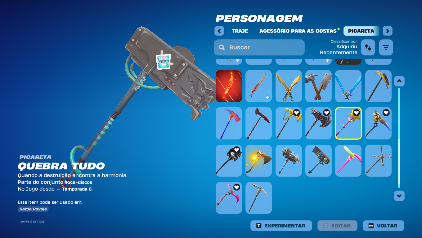 Conta fortnite skins de loja passa temporada 5negociavel preço