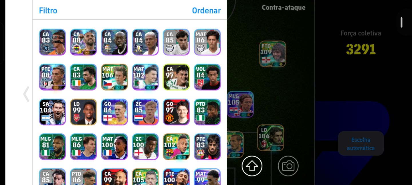 CONTA EFFOTBAL FORÇA COLETIVA 3292 COM MUITOS ÉPICOS BIGTIMES,KONAMI ID!Negocio
