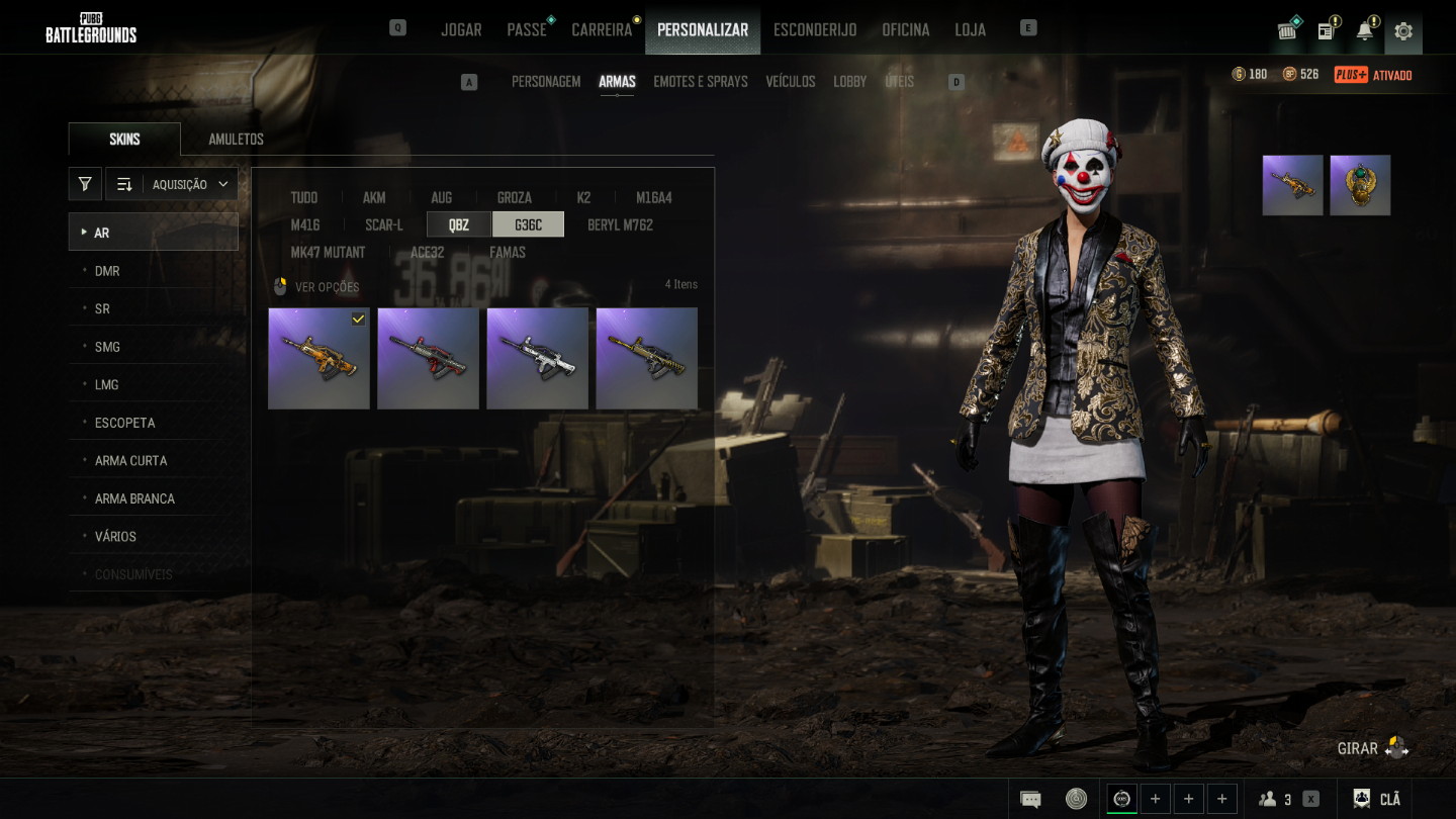 CONTA PUBG RARA E VALORIZADA +4.000 HORAS|+R$5.000 INVESTIDOS |SEM BAN|
