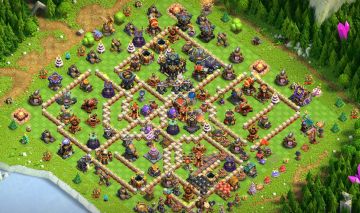 (PREÇO NEGOCIAVEL) CONTA CLASH OF CLANS CV 17 SEMI