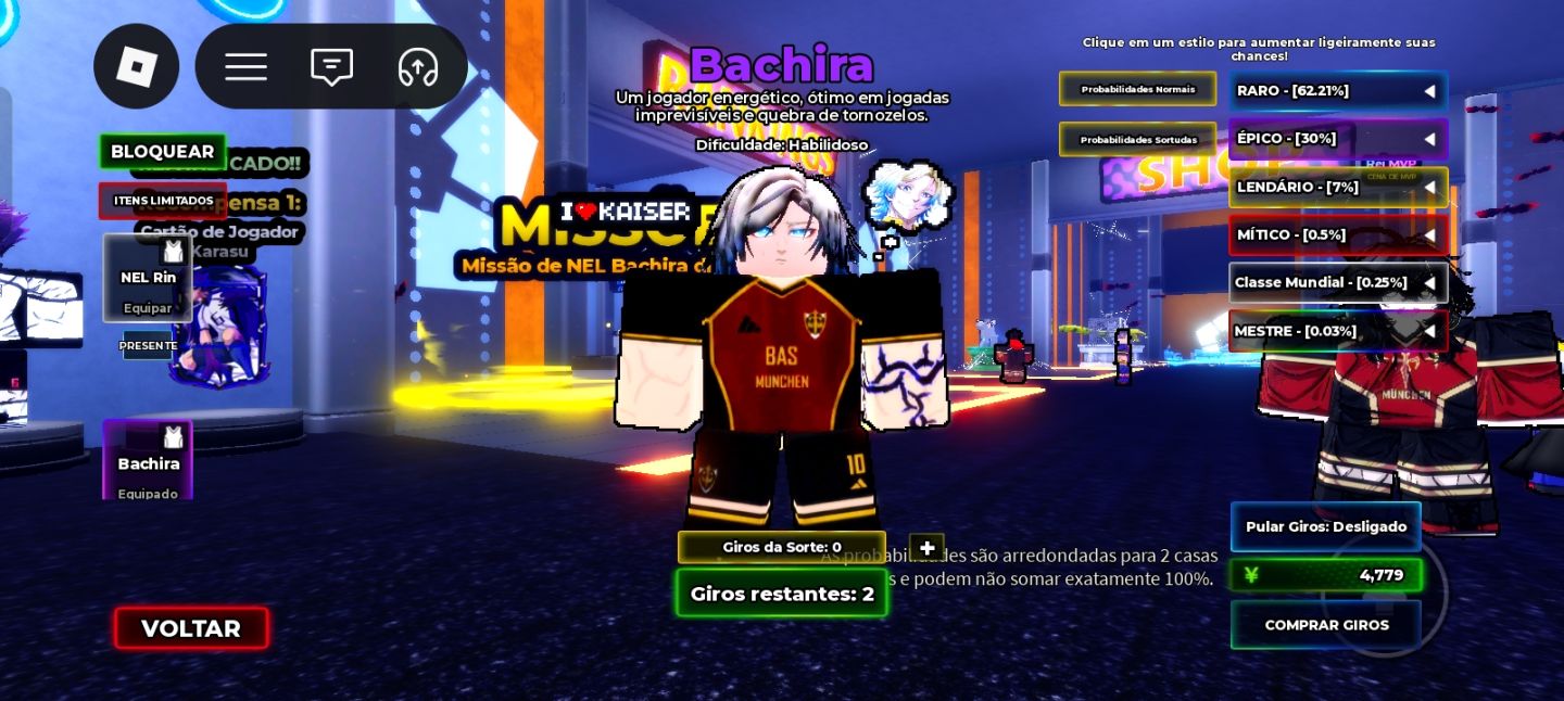Conta de BLUE lock e Farm muito bom
