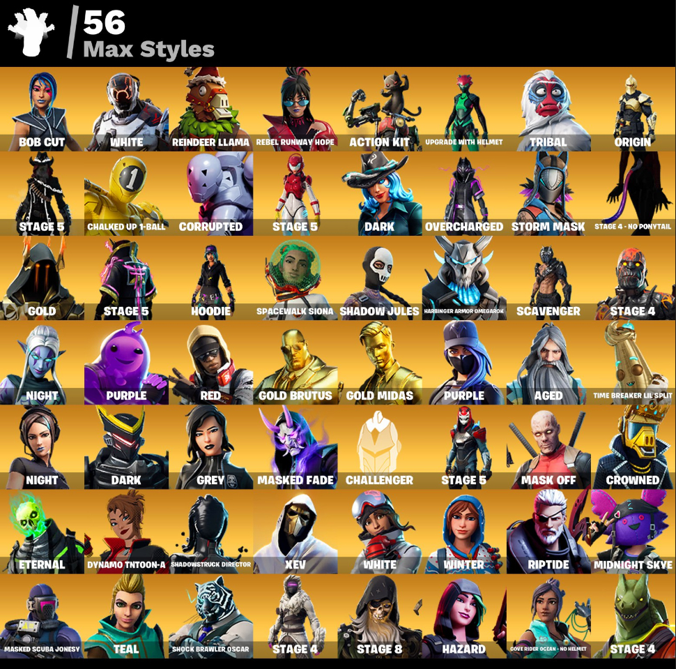 Conta Fortnite 2018 Total Acesso | 178 Skins | OG STW | The Reaper | Elite Agent