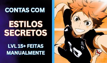 PROMOÇÃO! CONTAS COM SECRETOS | CONTAS REROLL | Volleyball Legends