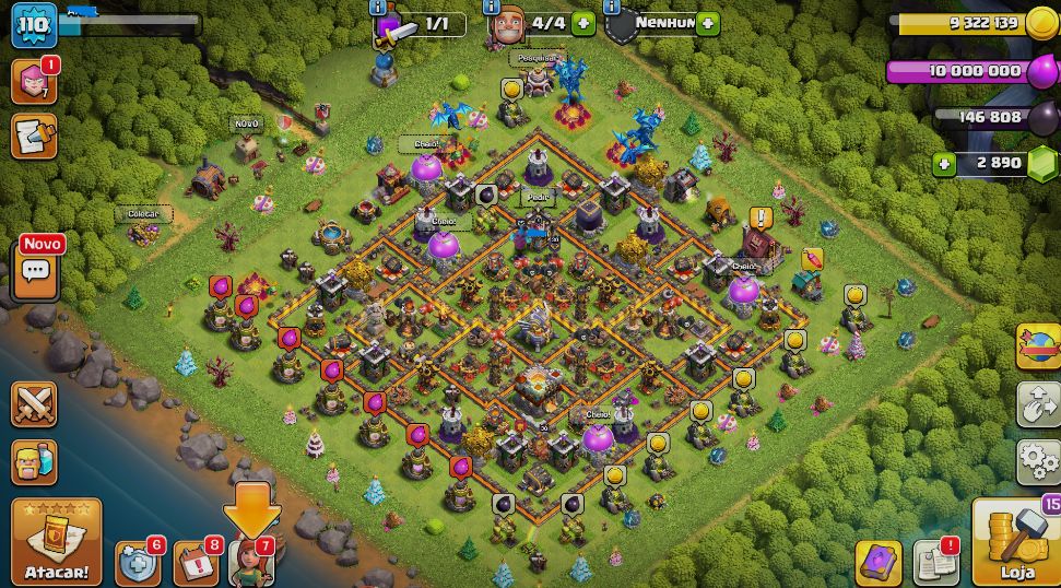 CONTA CLASH OF CLANS TOP À VENDA | CONTA FORTE + PRONTA PARA JOGAR