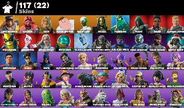 FORTNITE conta mais de 117 skins e muitas picaretas | sirene