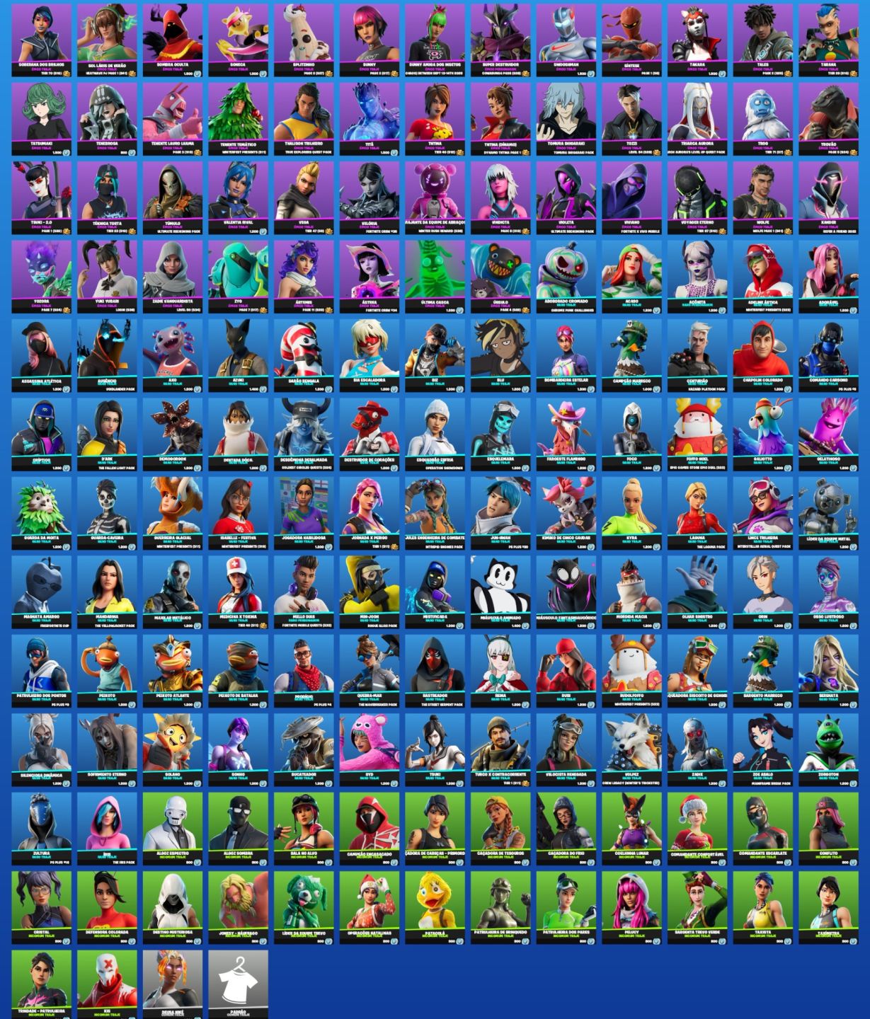 CONTA FORTNITE +650 SKINS | CAPÍTULO 1 TEMPORADA 6 | SALVE O MUNDO FUNDADOR |