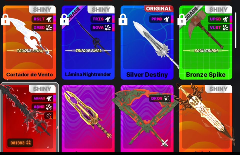Espadas+primed+promoçoes e encomenda(200m disp)