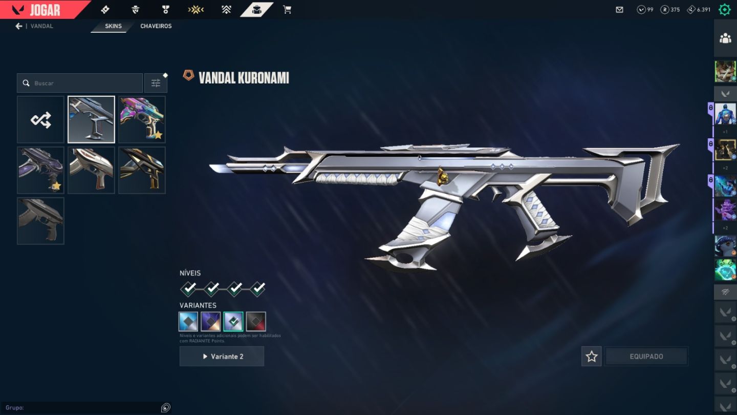 CONTA VALORANT | + DE R$ 1.100 GASTOS | SKINS CHAMPIONS E KURONAMI | FULL ACESSO