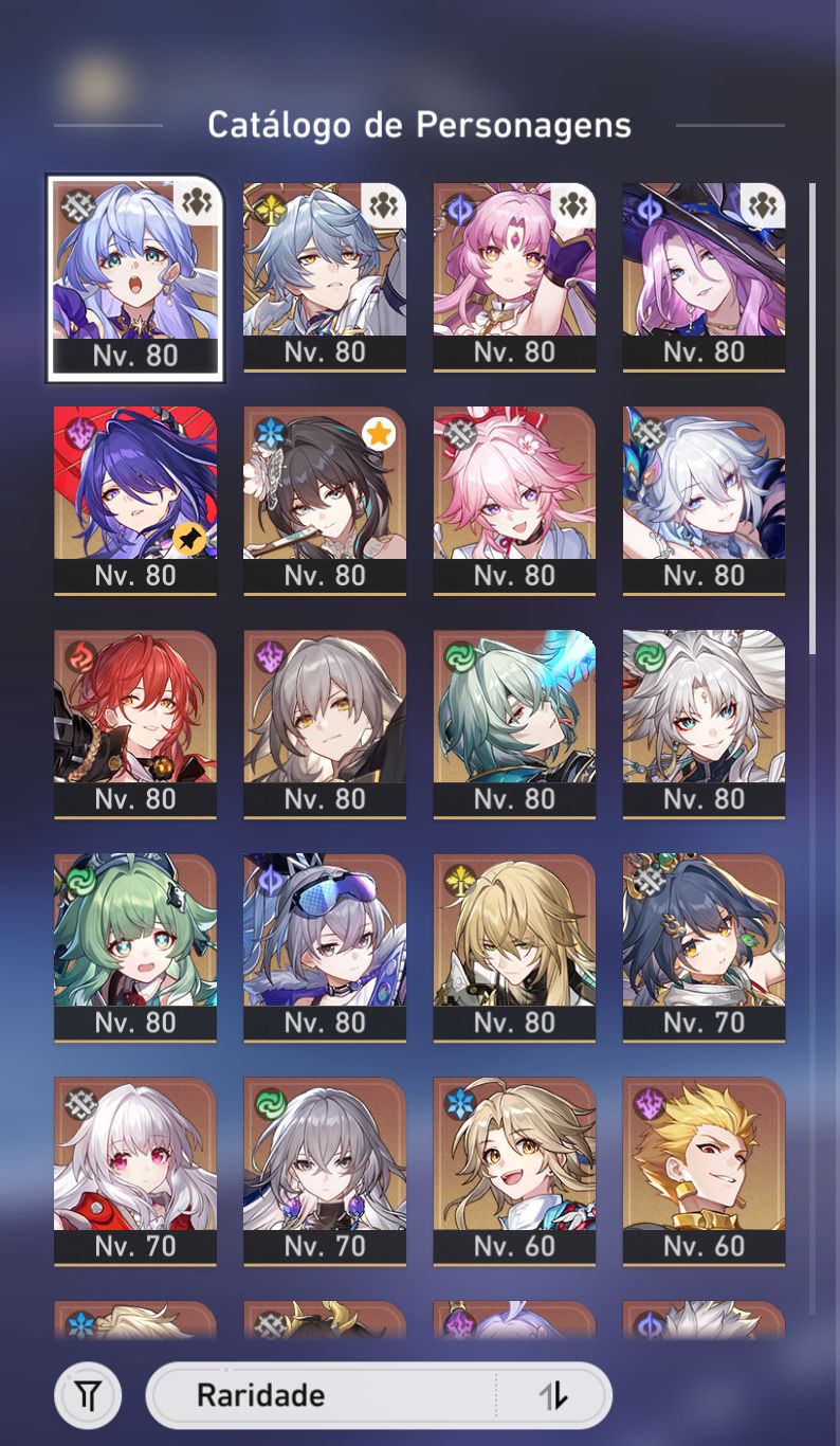 Honkai tar rail 18 limitados + impact HoFi + Ho0 | LV 82