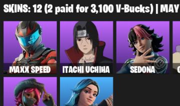 Conta Fortnite 12 Skins | Itachi, Orochimaru, The Bride + Naruto