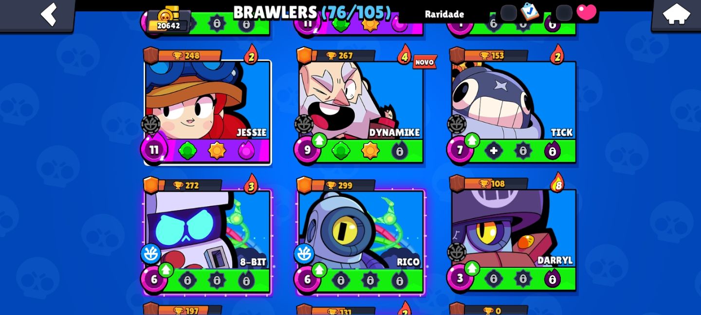 Conta de brawl star main Leon