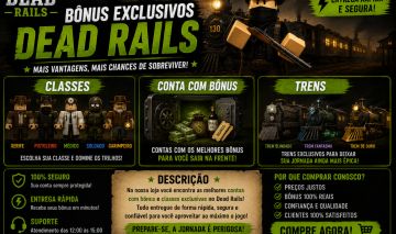Loja Oficial de Bonds Dead Rails do arthurcatyt conta com bônus e muito mais