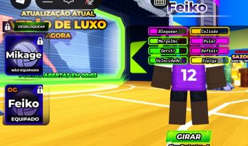 Conta mais focada em volleyball legends com estilos secrets e hiper, nivel 85+