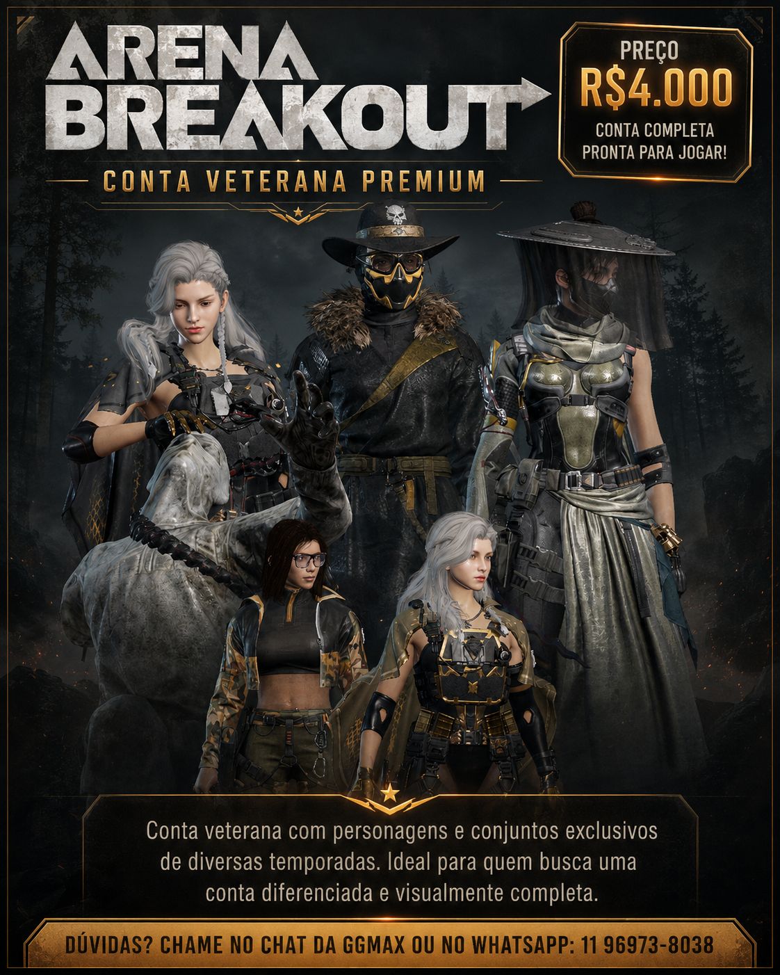 ARENA BREAK MOBILE CONTA A VENDA | 93M KOEN | 153M STORAGE | MUITAS SKINS