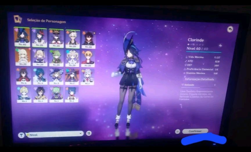 CONTAS GENSHIN(não uso mais)