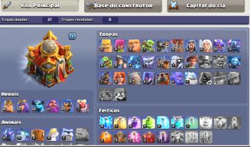 Conta Clash of clans CV 16