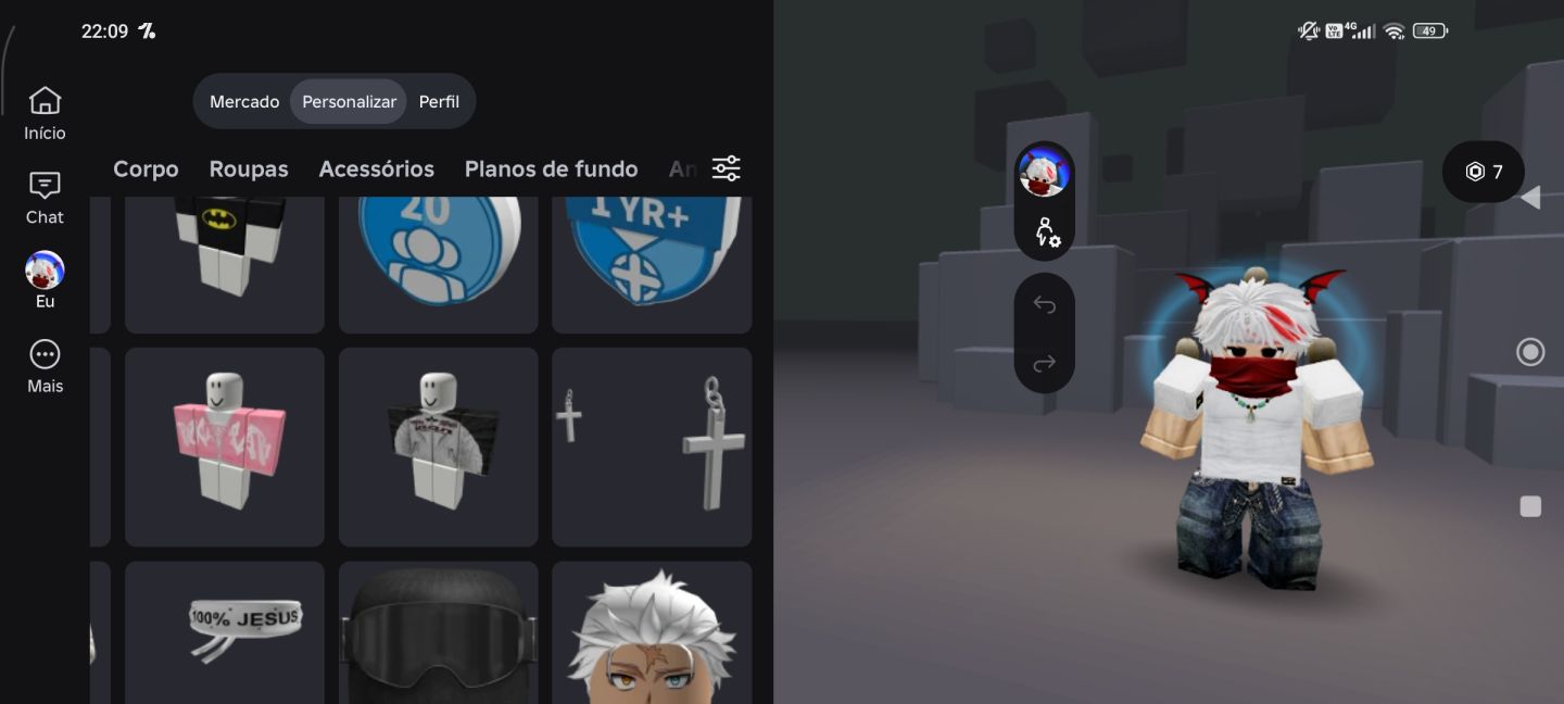 Conta Blox Fruits Quase Full game pass (Skin limited no Roblox Custando 4k!!)