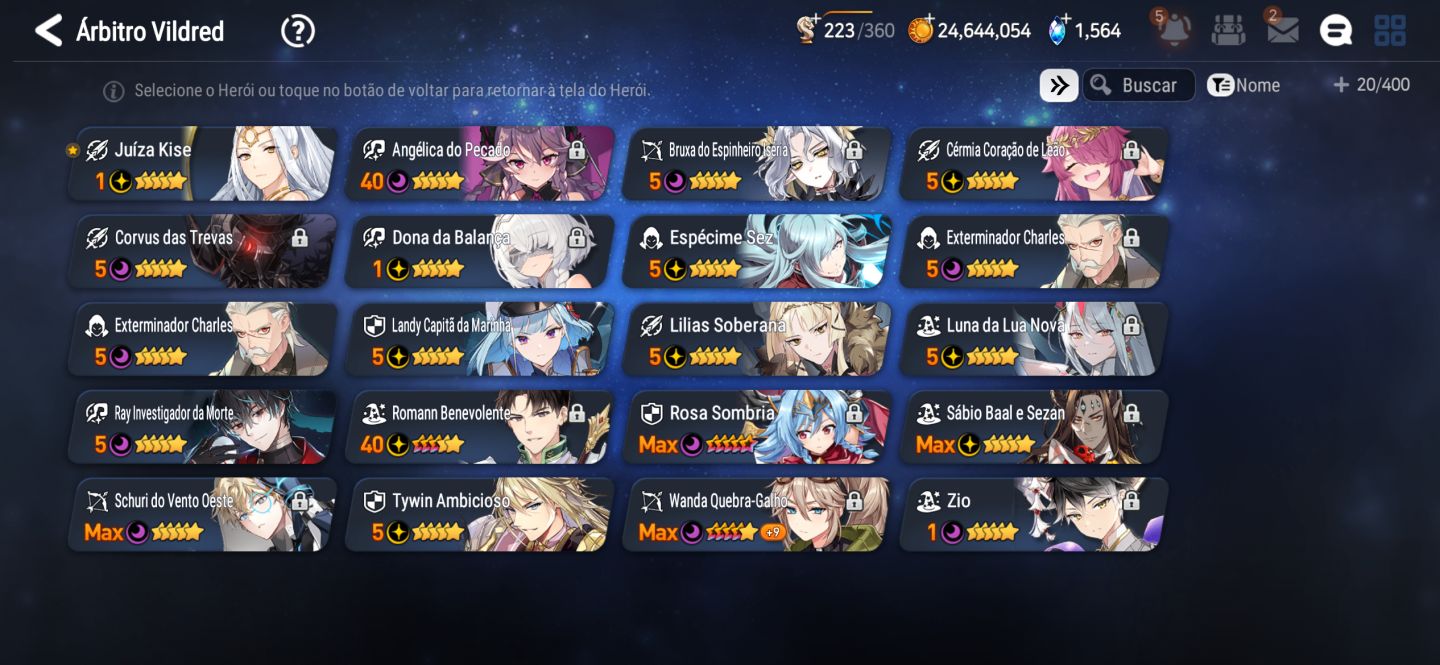 Conta Epic 7 Late Game (spd alta)