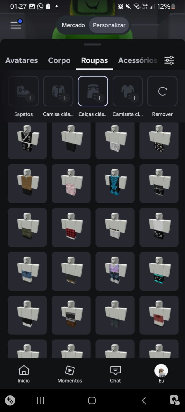 Conta roblox