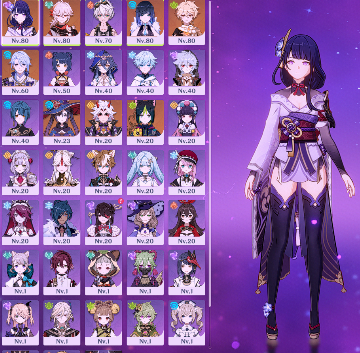 AR48 RAIDEN + ITTO + AYATO + YELAN + - Genshin Impact - Contas - GGMAX