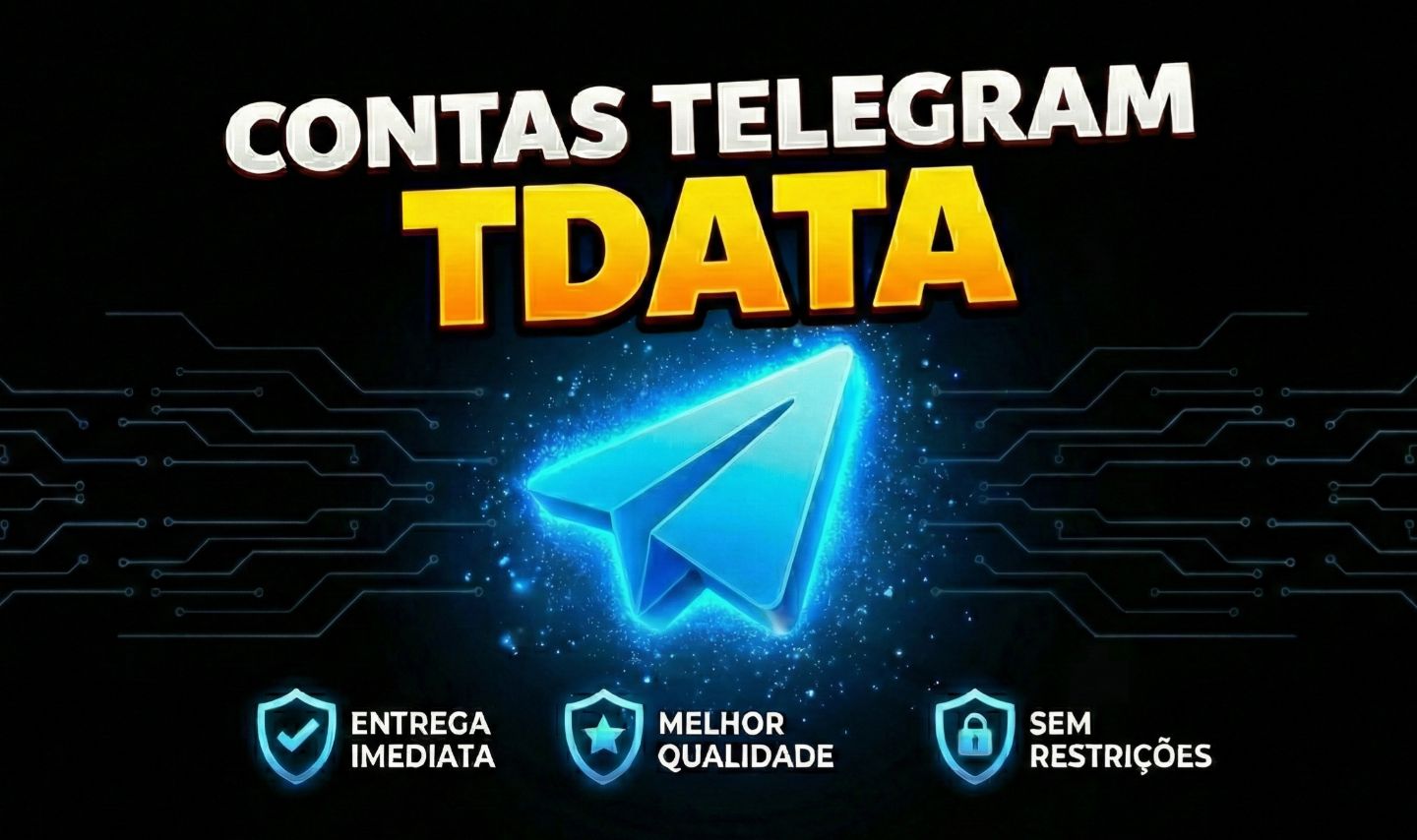 Conta Telegram TDATA | Alta Qualidade | Entrega Imediata