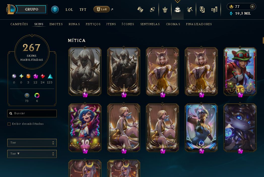 CONTA LEAGUE OF LEGENDS MUITO BOA PRECINHO MUITO BOM PRA SAIR AGR CONTA OURO 2