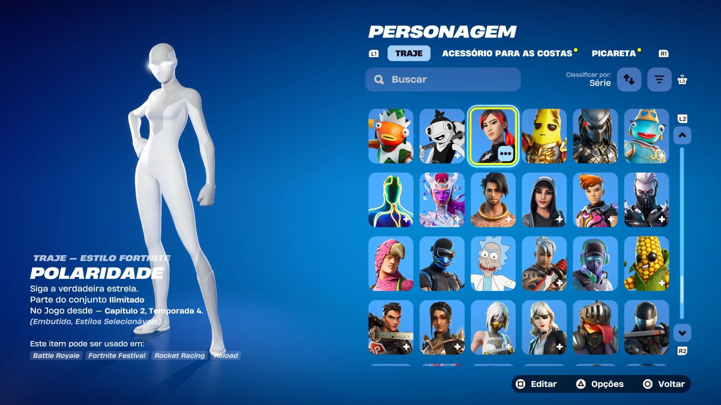 CONTA FORTNITE: 242 SKINS + 184 PICARETAS | KRATOS PS5 + MACHADO DO KRATOS