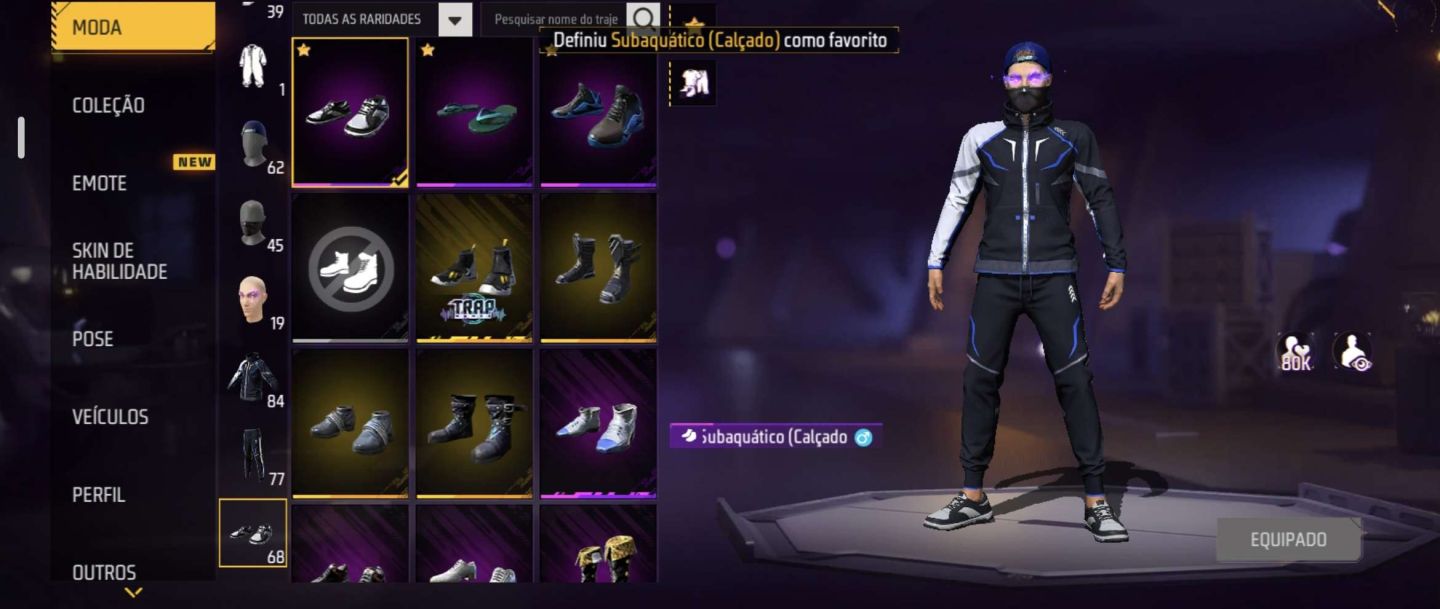 Conta FF com Angelical